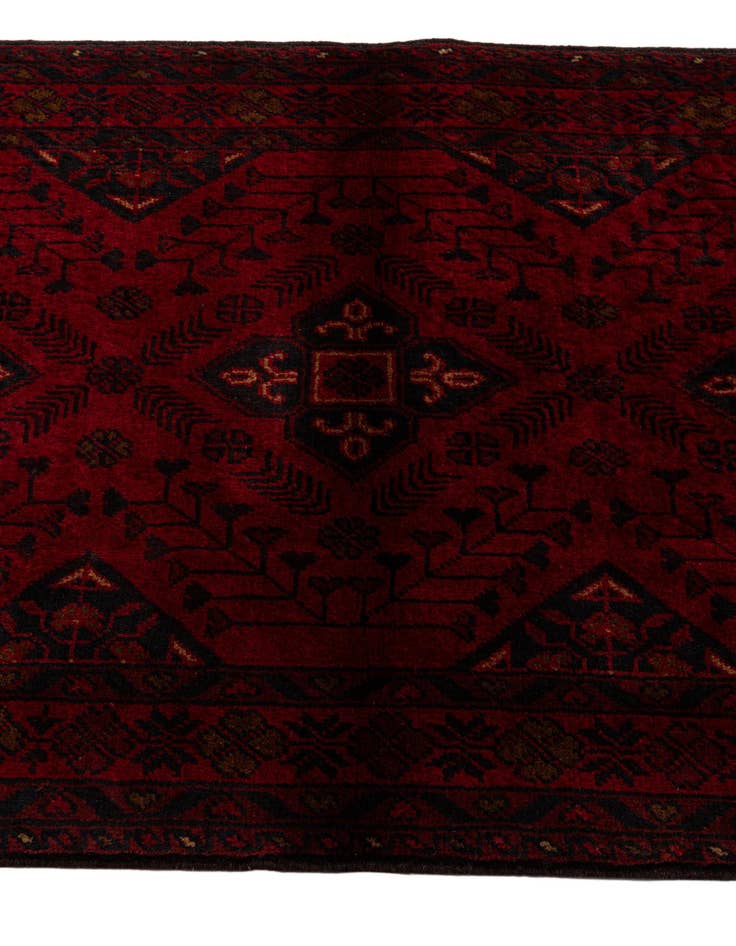 Detail image of  2' 10 x 9' 6  Hand Knotted Khal Mohammadi Wool Runner Rug