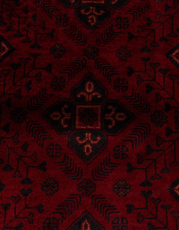 Detail image of  2' 10 x 9' 6  Hand Knotted Khal Mohammadi Wool Runner Rug