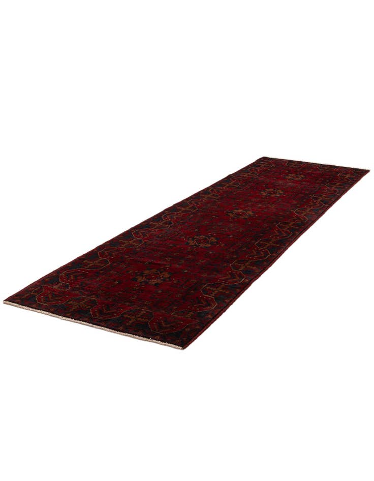 Detail image of  2' 10 x 9' 6  Hand Knotted Khal Mohammadi Wool Runner Rug