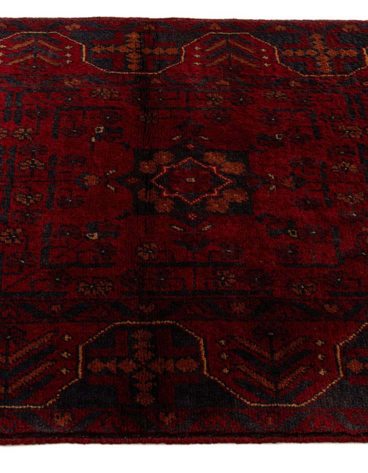 Detail image of  2' 10 x 9' 6  Hand Knotted Khal Mohammadi Wool Runner Rug