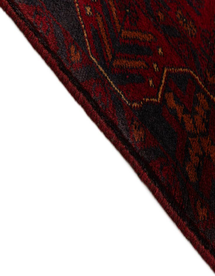 Detail image of  2' 10 x 9' 6  Hand Knotted Khal Mohammadi Wool Runner Rug