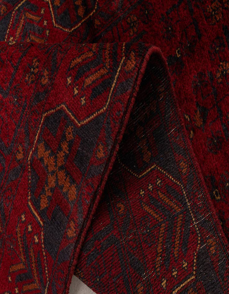 Detail image of  2' 10 x 9' 6  Hand Knotted Khal Mohammadi Wool Runner Rug