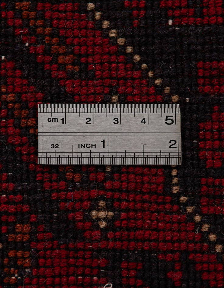 Detail image of  2' 8 x 9' 5  Hand Knotted Khal Mohammadi Wool Runner Rug