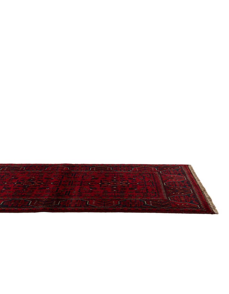 Detail image of  2' 8 x 9' 5  Hand Knotted Khal Mohammadi Wool Runner Rug