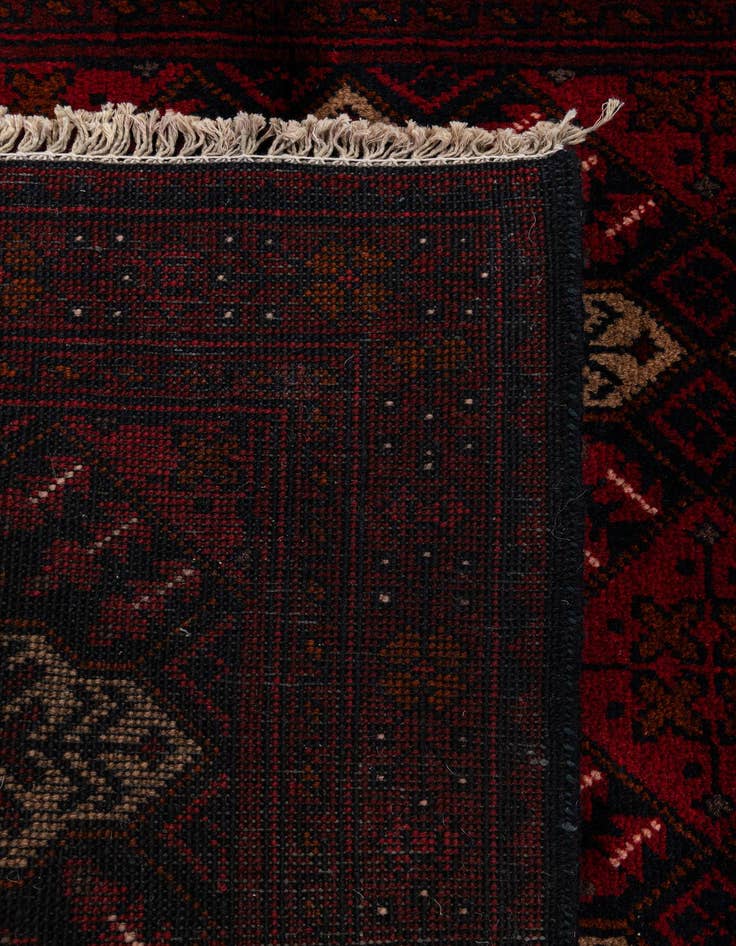 Detail image of  2' 9 x 9' 6  Hand Knotted Khal Mohammadi Wool Runner Rug