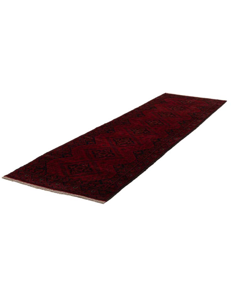 Detail image of  2' 8 x 9' 8  Hand Knotted Khal Mohammadi Wool Runner Rug