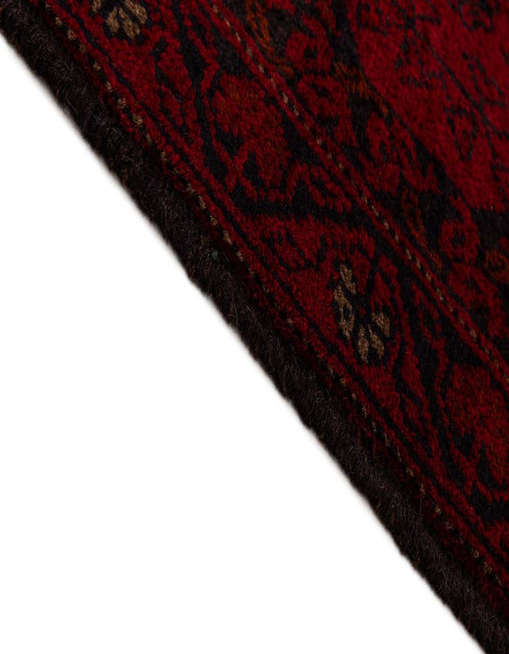 Detail image of  2' 8 x 9' 8  Hand Knotted Khal Mohammadi Wool Runner Rug