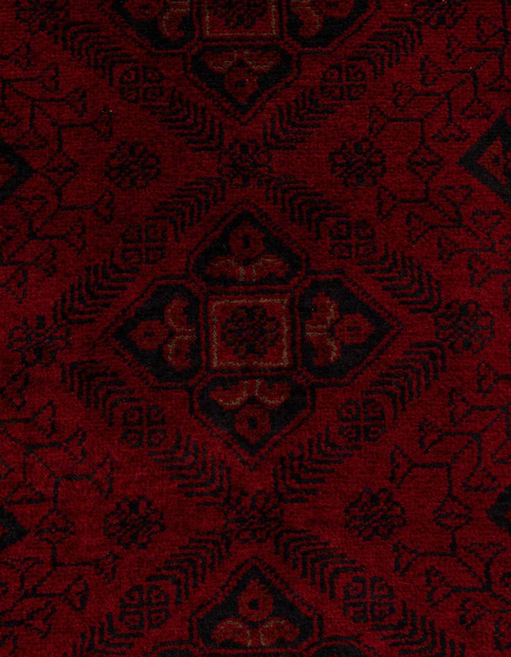 Detail image of  2' 8 x 9' 8  Hand Knotted Khal Mohammadi Wool Runner Rug