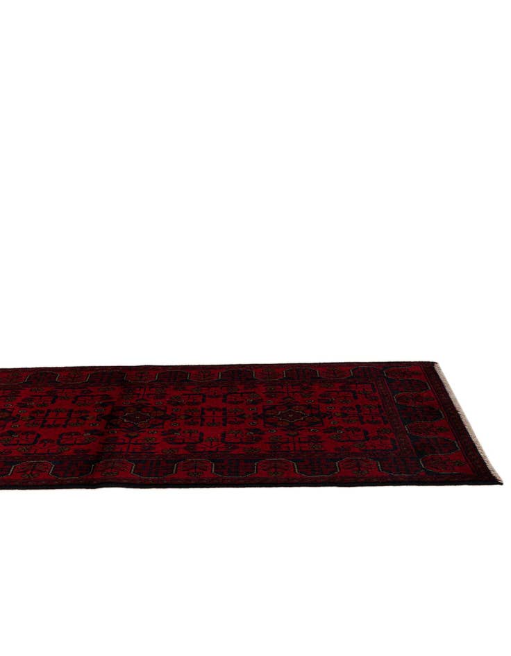 Detail image of  2' 8 x 9' 7  Hand Knotted Khal Mohammadi Wool Runner Rug