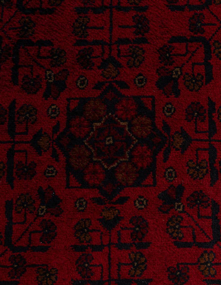 Detail image of  2' 8 x 9' 7  Hand Knotted Khal Mohammadi Wool Runner Rug