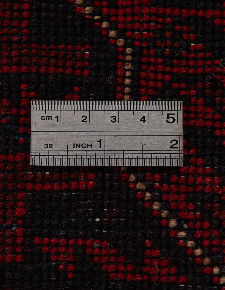 Detail image of  2' 7 x 9' 5  Hand Knotted Khal Mohammadi Wool Runner Rug