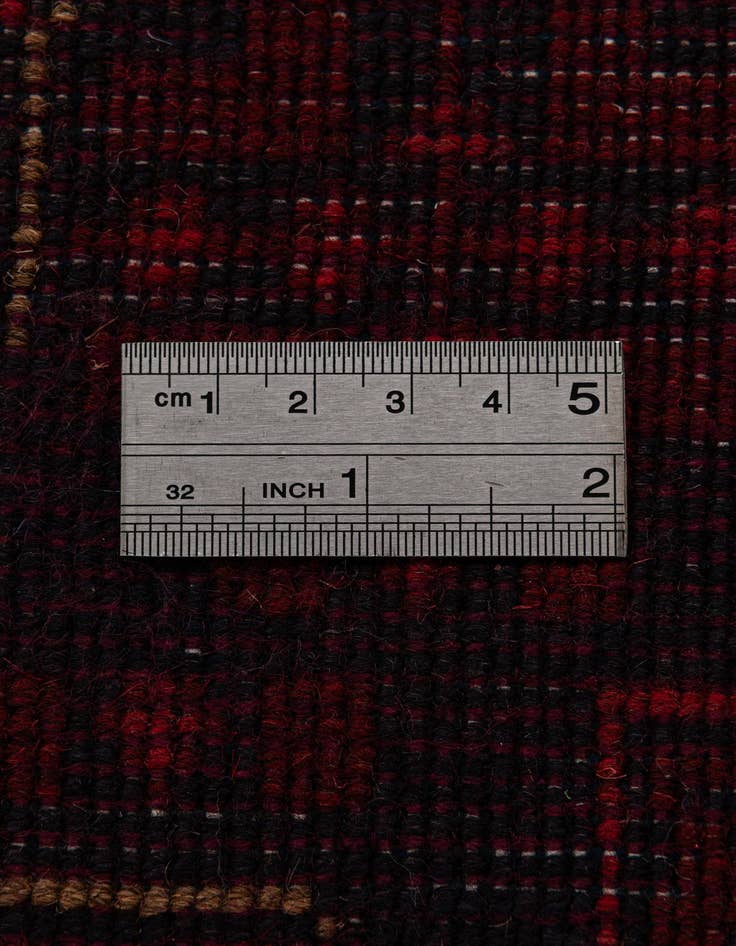 Detail image of  2' 8 x 9' 8  Hand Knotted Khal Mohammadi Wool Runner Rug