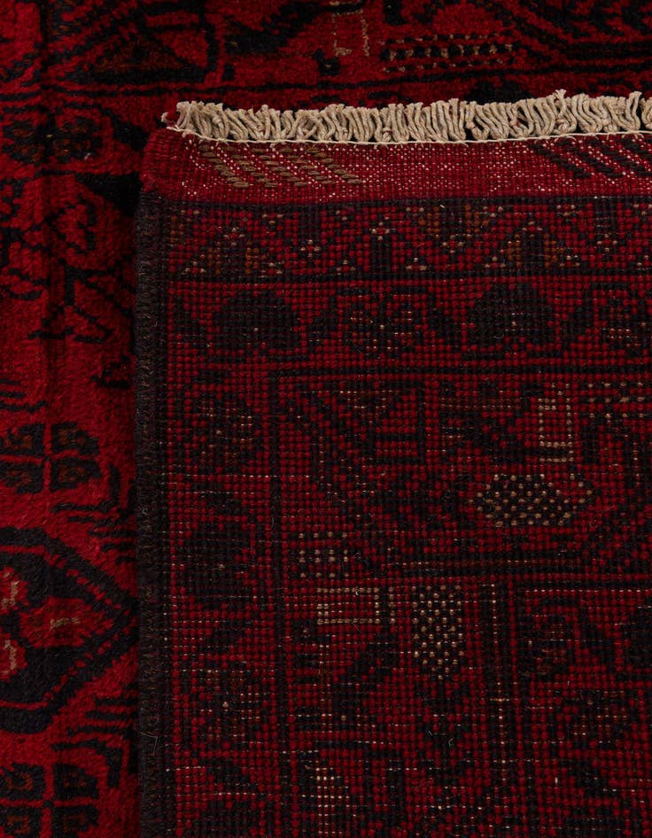 Detail image of  2' 10 x 9' 7  Hand Knotted Khal Mohammadi Wool Runner Rug