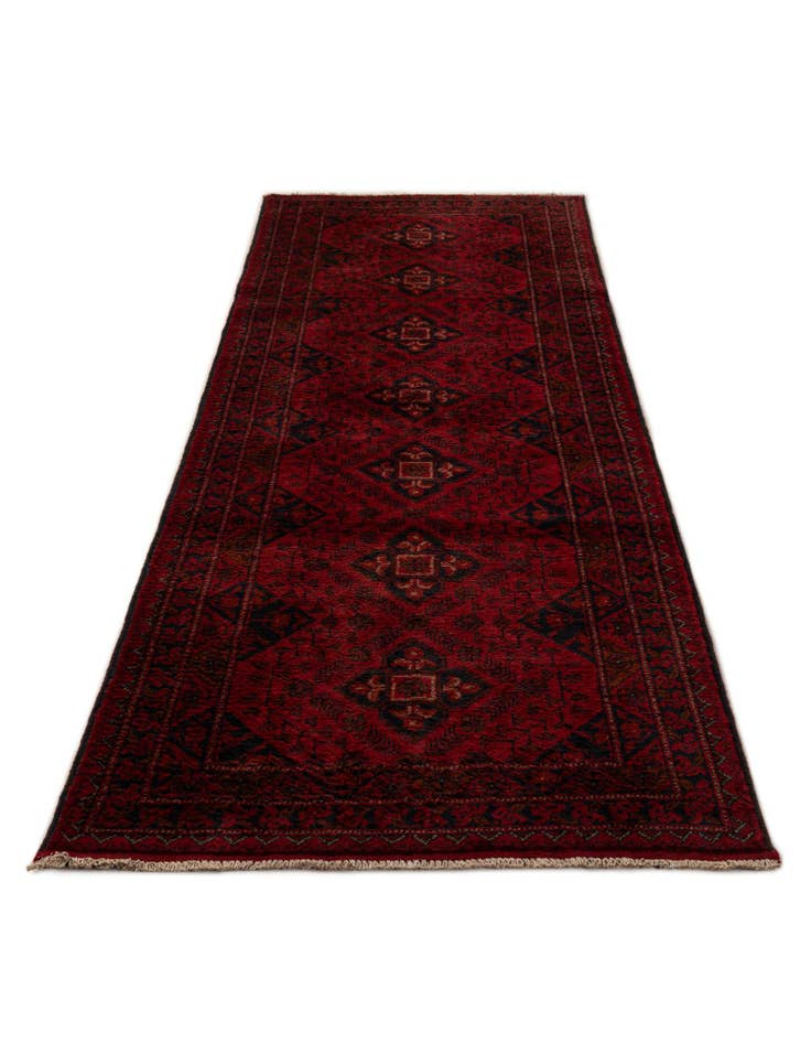 Detail image of  2' 7 x 9' 7  Hand Knotted Khal Mohammadi Wool Runner Rug