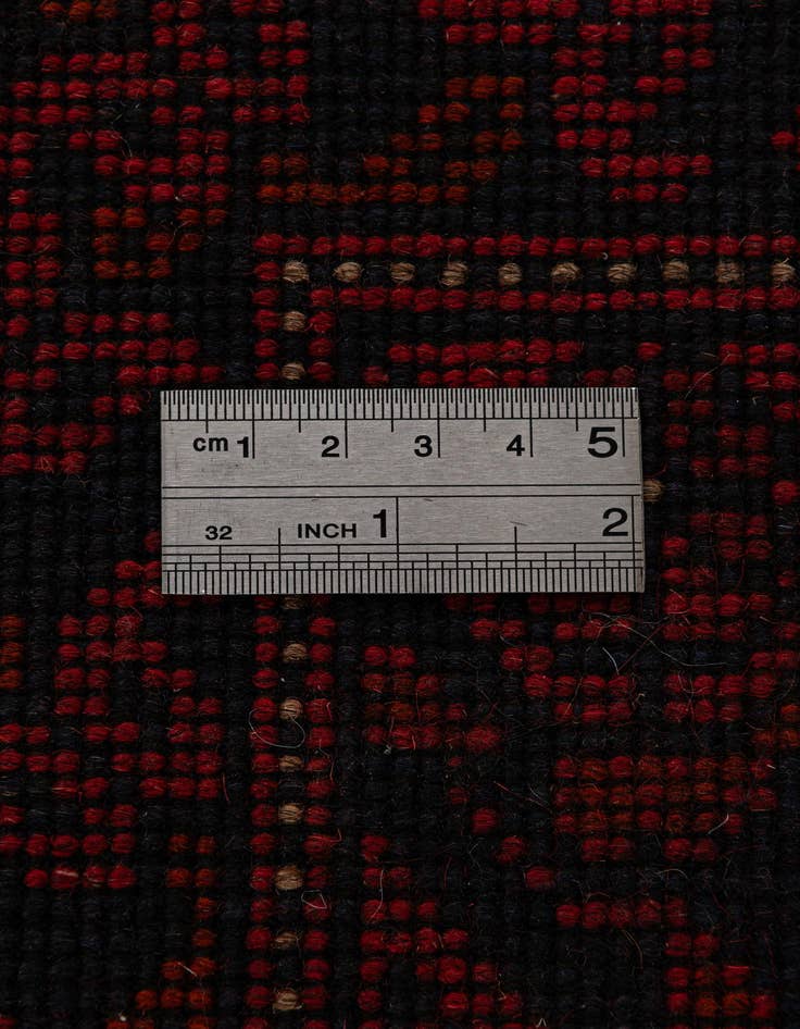 Detail image of  2' 7 x 9' 7  Hand Knotted Khal Mohammadi Wool Runner Rug