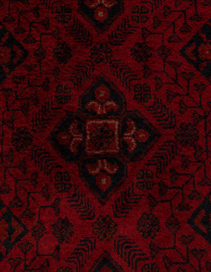 Detail image of  2' 7 x 9' 7  Hand Knotted Khal Mohammadi Wool Runner Rug
