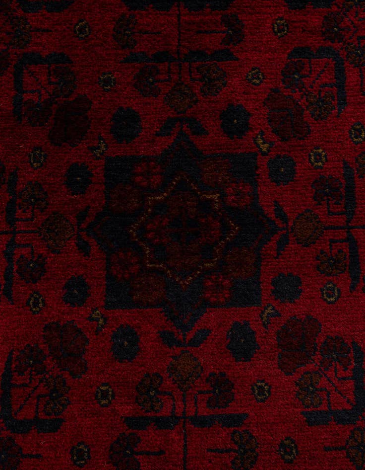 Detail image of  2' 8 x 9' 7  Hand Knotted Khal Mohammadi Wool Runner Rug