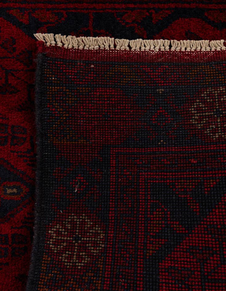 Detail image of  2' 7 x 9' 7  Hand Knotted Khal Mohammadi Wool Runner Rug
