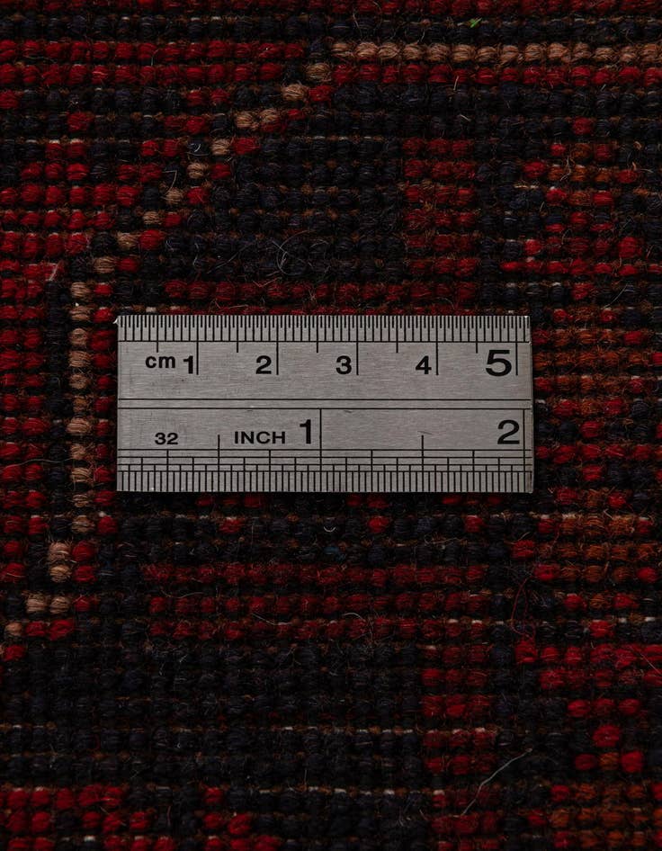 Detail image of  2' 8 x 9' 6  Hand Knotted Khal Mohammadi Wool Runner Rug