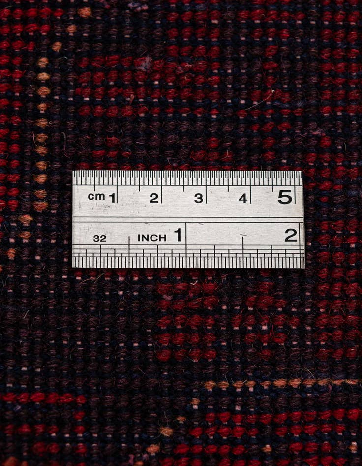 Detail image of  2' 7 x 9' 6  Hand Knotted Khal Mohammadi Wool Runner Rug