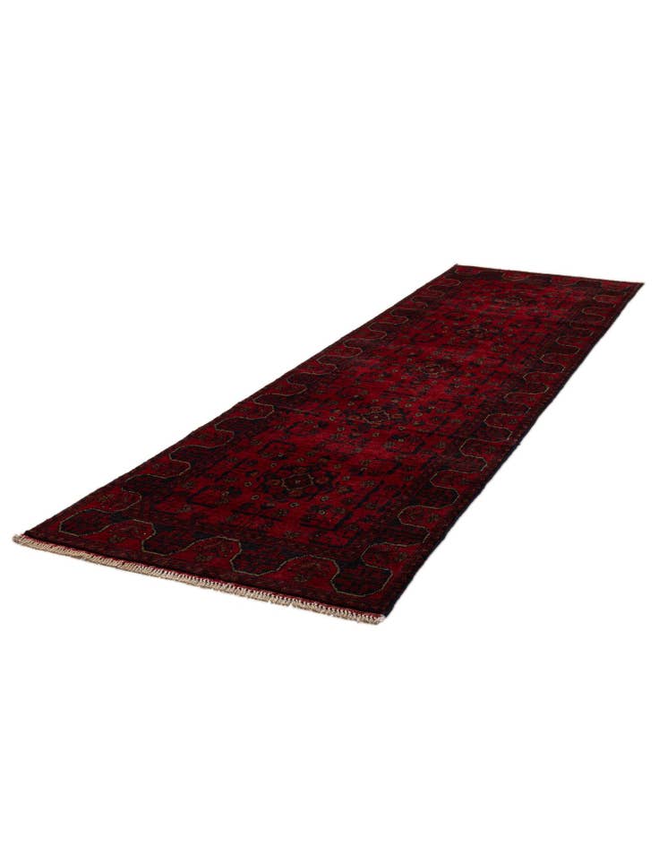 Detail image of  2' 7 x 9' 6  Hand Knotted Khal Mohammadi Wool Runner Rug