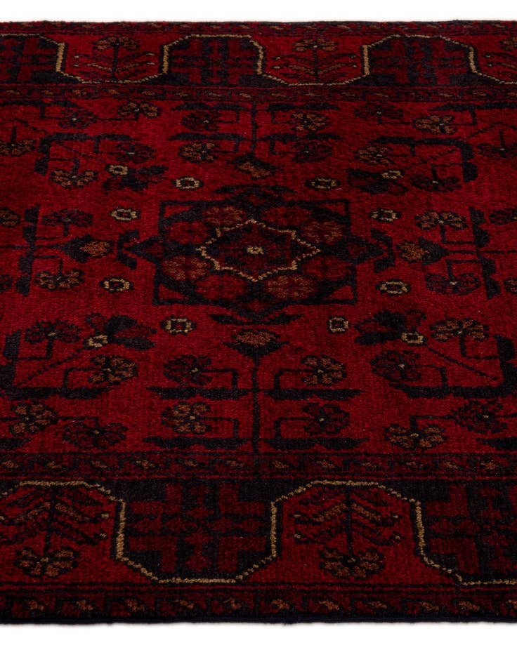 Detail image of  2' 7 x 9' 6  Hand Knotted Khal Mohammadi Wool Runner Rug