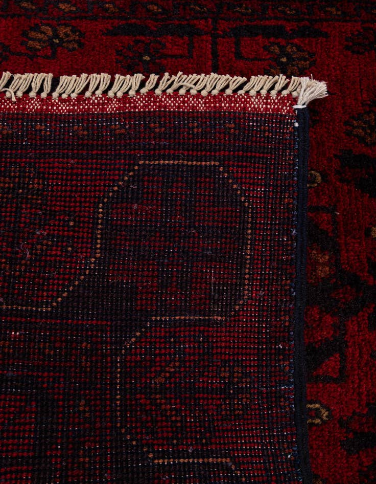 Detail image of  2' 7 x 9' 6  Hand Knotted Khal Mohammadi Wool Runner Rug