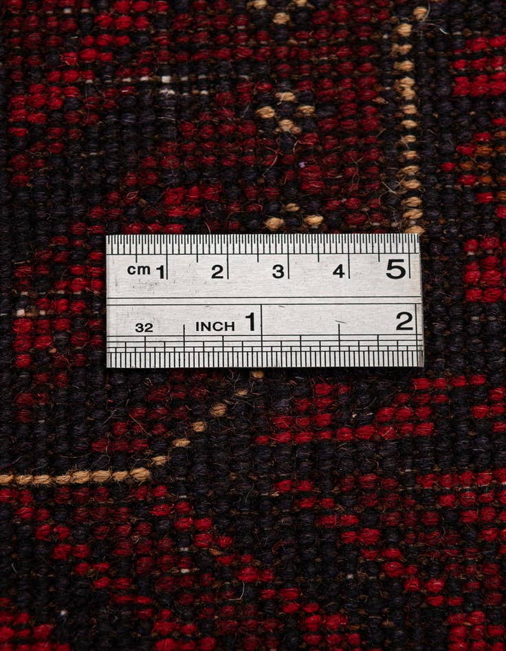 Detail image of  2' 9 x 9' 7  Hand Knotted Khal Mohammadi Wool Runner Rug