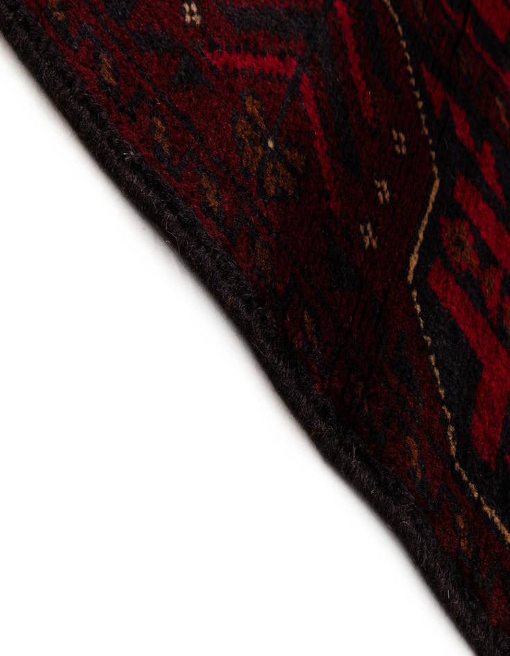 Detail image of  2' 9 x 9' 7  Hand Knotted Khal Mohammadi Wool Runner Rug