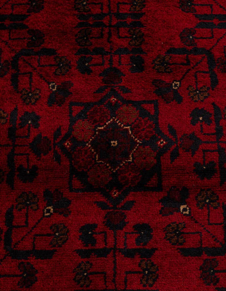 Detail image of  2' 9 x 9' 7  Hand Knotted Khal Mohammadi Wool Runner Rug