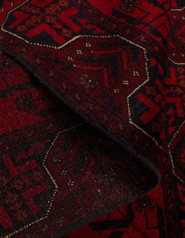 Detail image of  2' 9 x 9' 7  Hand Knotted Khal Mohammadi Wool Runner Rug