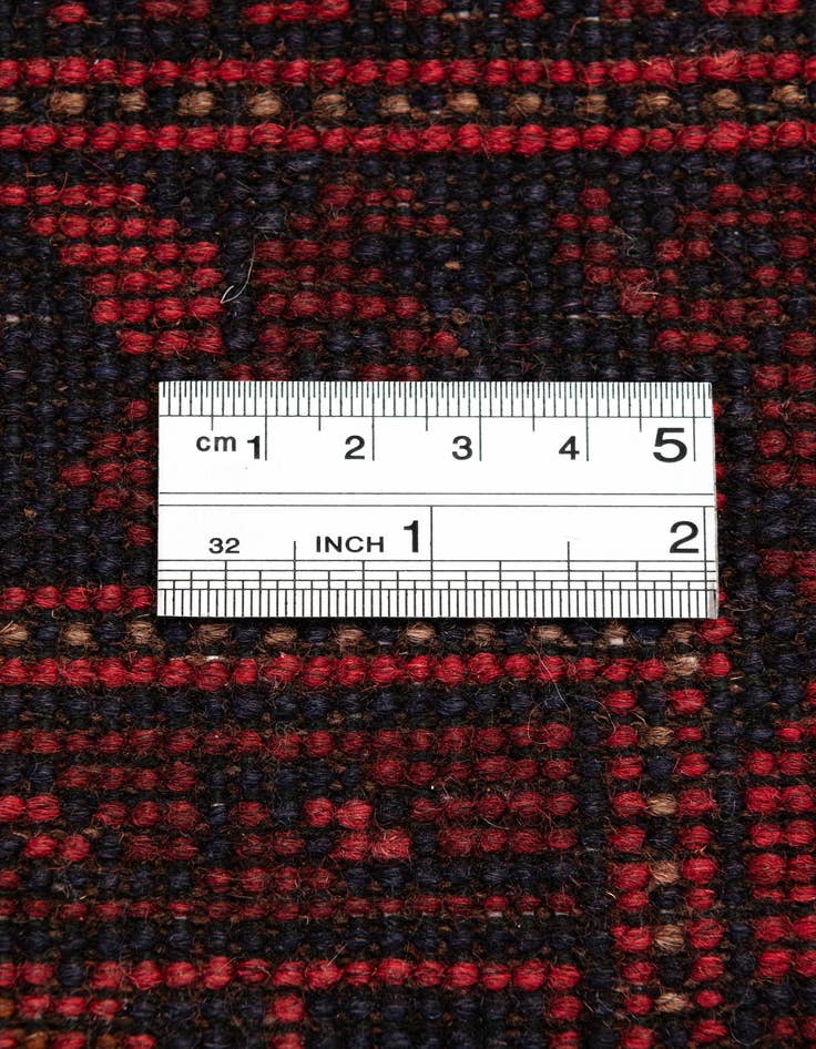 Detail image of  2' 8 x 9' 7  Hand Knotted Khal Mohammadi Wool Runner Rug