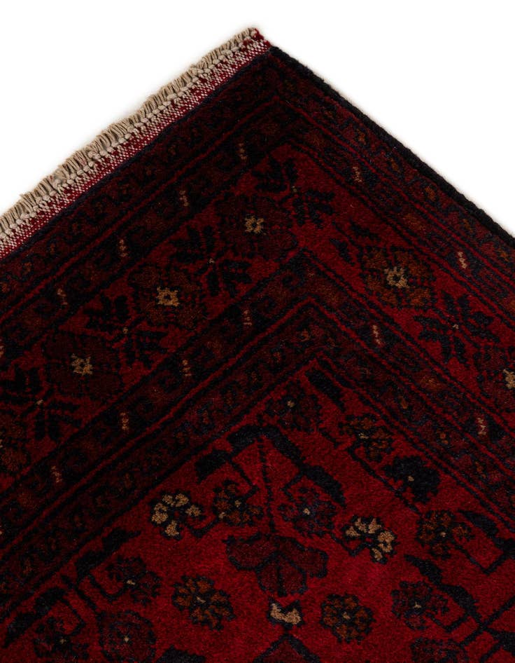 Detail image of  2' 9 x 9' 7  Hand Knotted Khal Mohammadi Wool Runner Rug