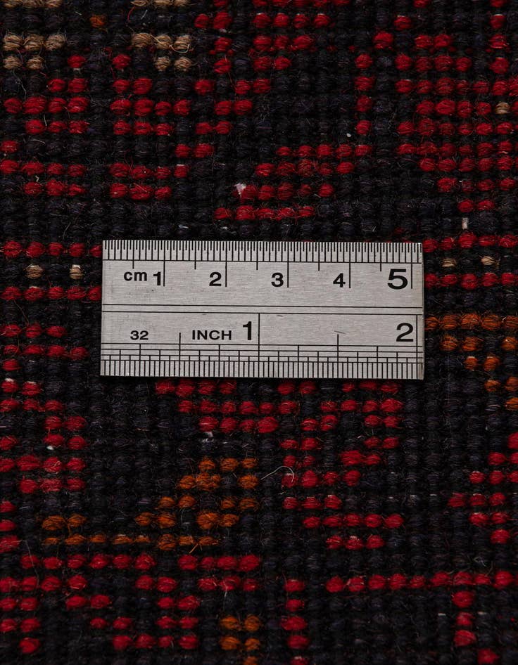 Detail image of  2' 8 x 9' 6  Hand Knotted Khal Mohammadi Wool Runner Rug