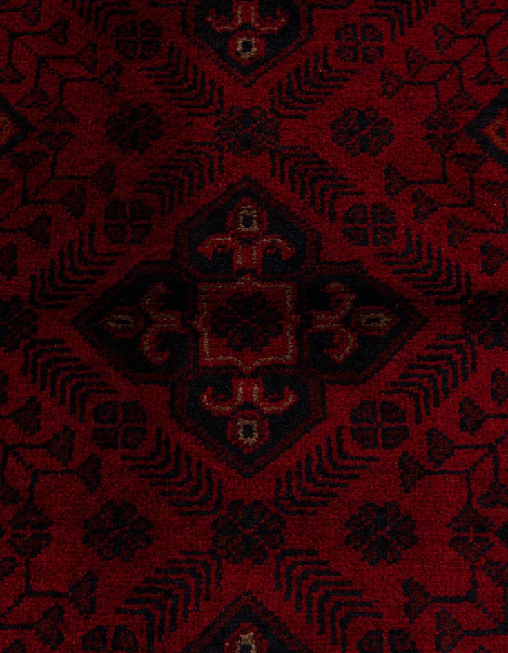 Detail image of  2' 8 x 9' 6  Hand Knotted Khal Mohammadi Wool Runner Rug