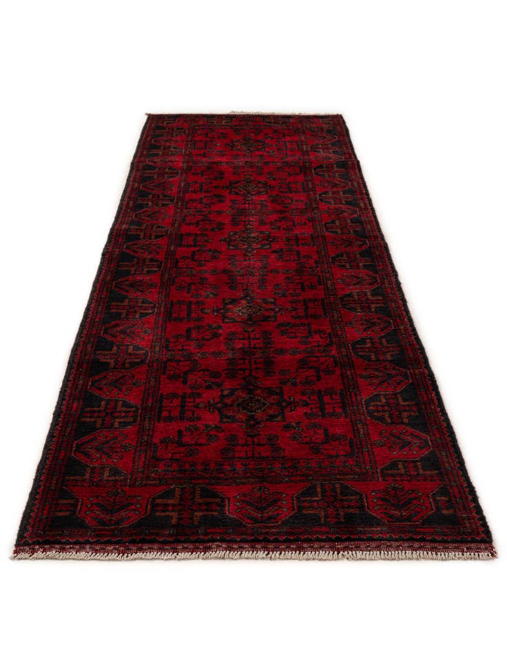 Detail image of  2' 10 x 9' 7  Hand Knotted Khal Mohammadi Wool Runner Rug