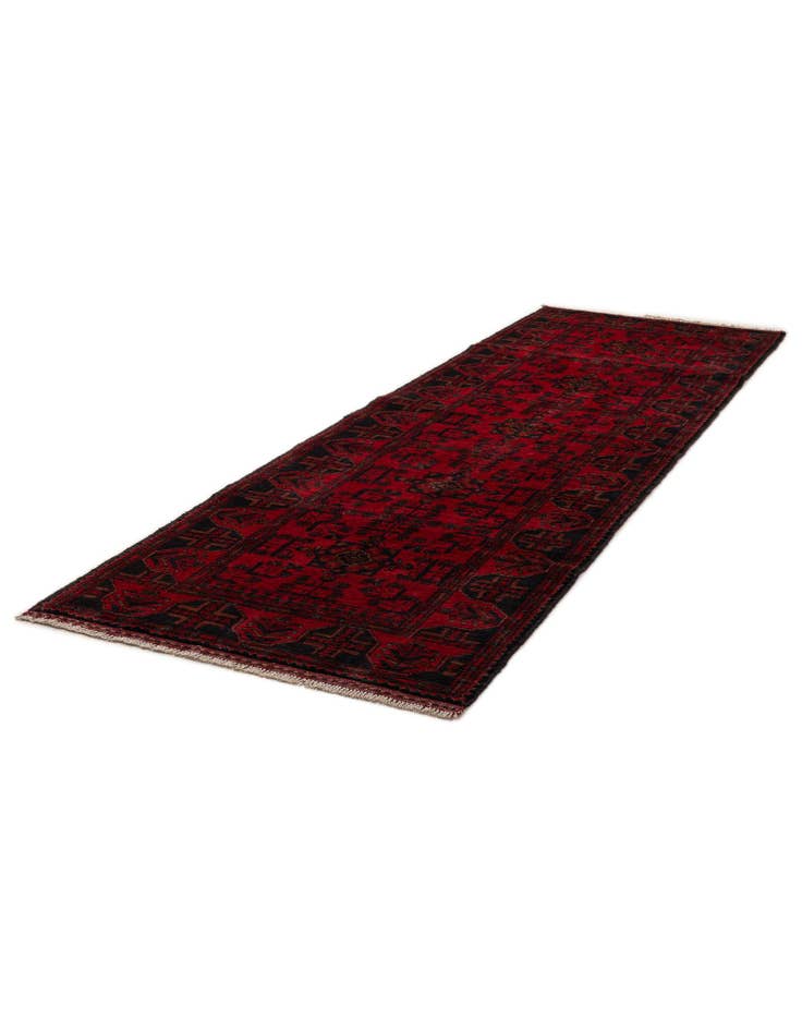 Detail image of  2' 10 x 9' 7  Hand Knotted Khal Mohammadi Wool Runner Rug