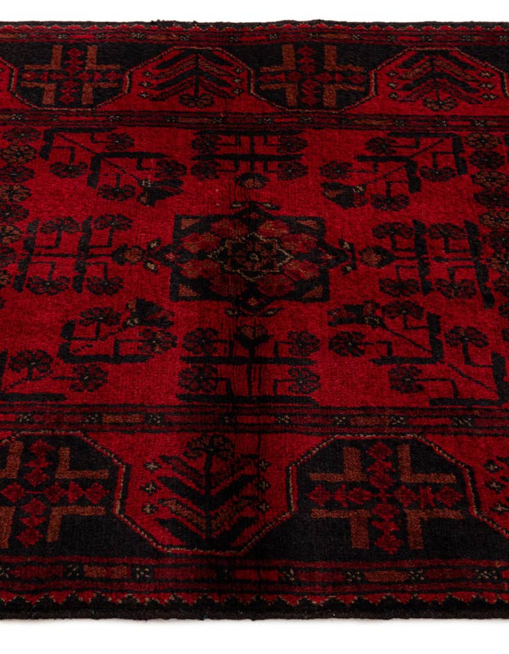 Detail image of  2' 10 x 9' 7  Hand Knotted Khal Mohammadi Wool Runner Rug