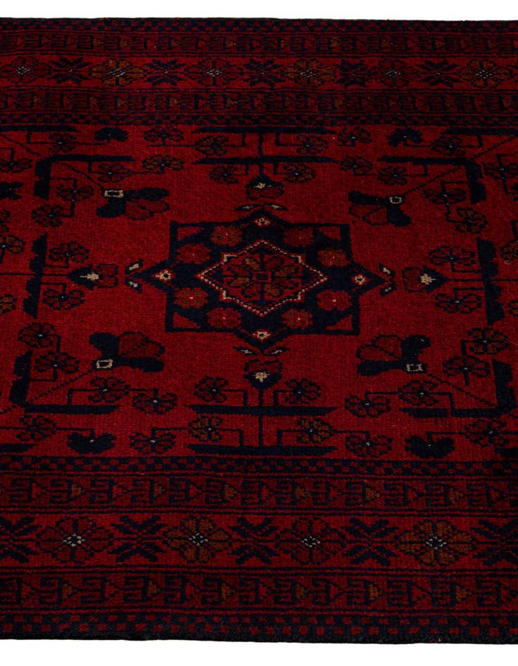 Detail image of  2' 9 x 9' 7  Hand Knotted Khal Mohammadi Wool Runner Rug