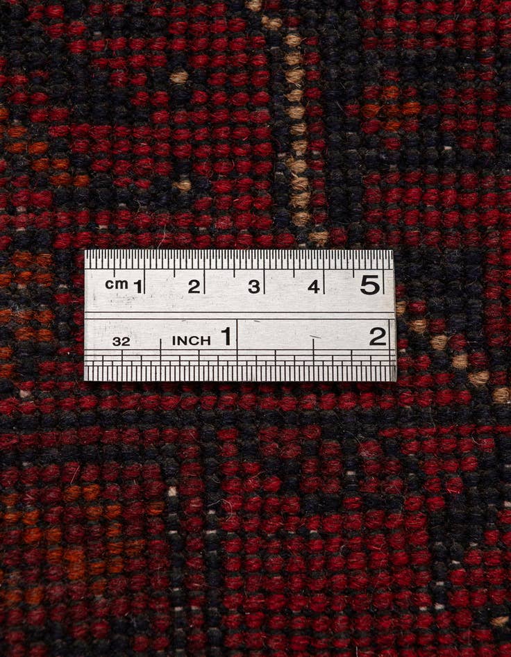 Detail image of  2' 7 x 9' 8  Hand Knotted Khal Mohammadi Wool Runner Rug