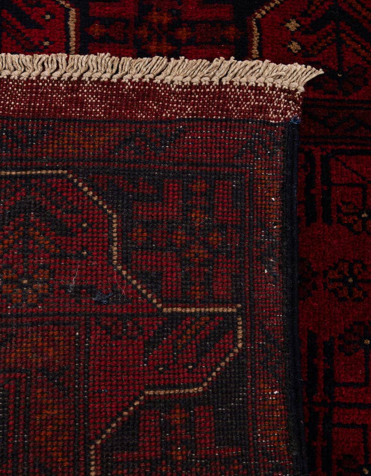 Detail image of  2' 7 x 9' 8  Hand Knotted Khal Mohammadi Wool Runner Rug