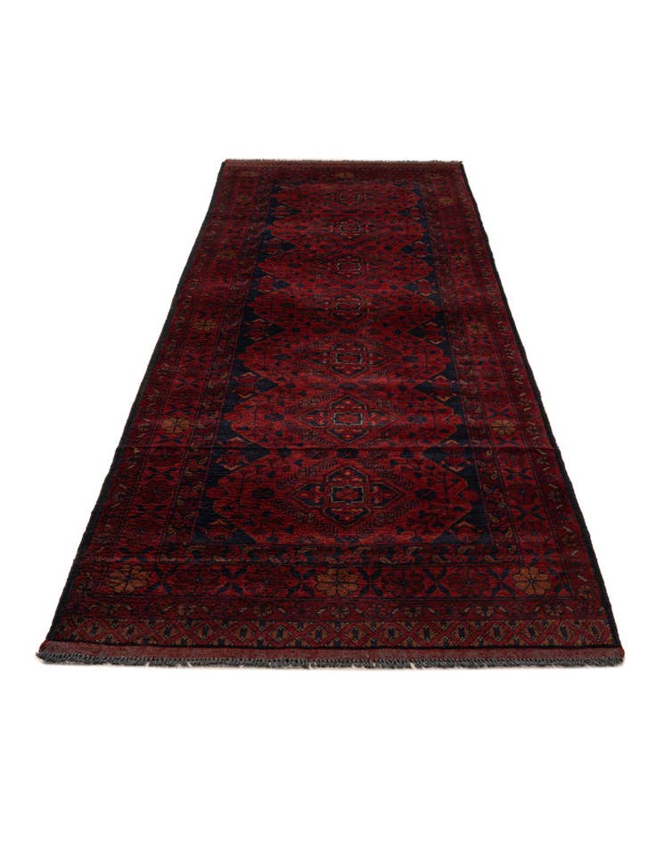 Detail image of  2' 9 x 9' 10  Hand Knotted Khal Mohammadi Wool Runner Rug