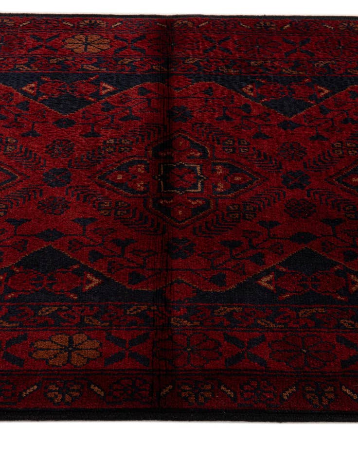 Detail image of  2' 9 x 9' 10  Hand Knotted Khal Mohammadi Wool Runner Rug