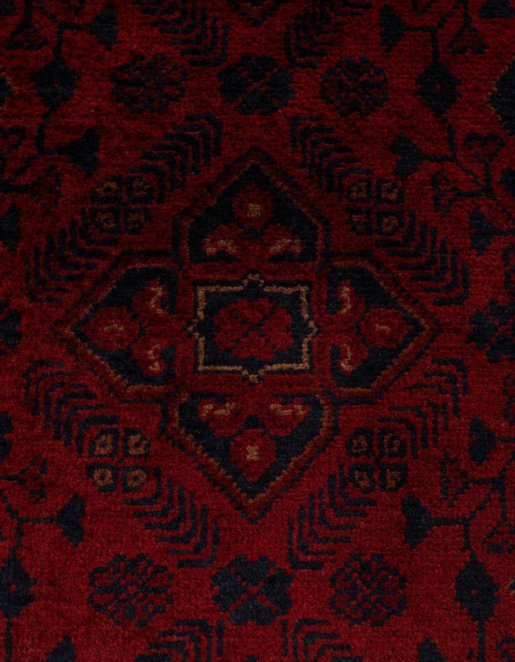 Detail image of  2' 9 x 9' 10  Hand Knotted Khal Mohammadi Wool Runner Rug
