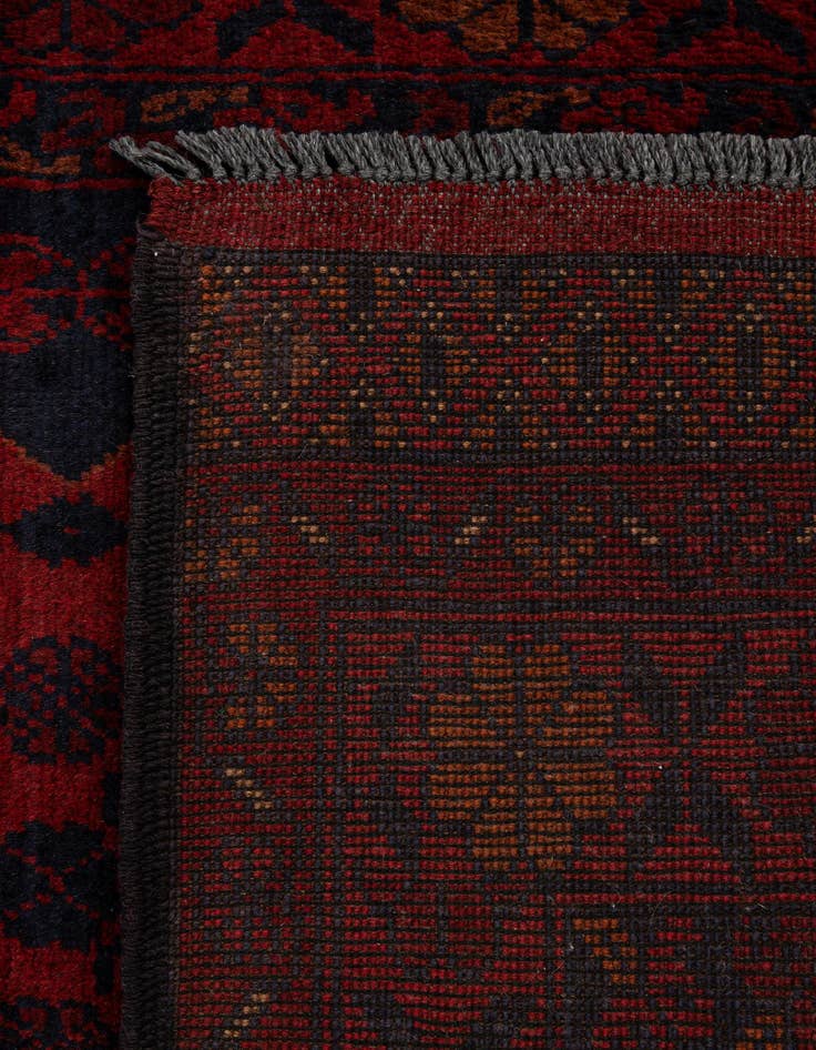 Detail image of  2' 9 x 9' 10  Hand Knotted Khal Mohammadi Wool Runner Rug