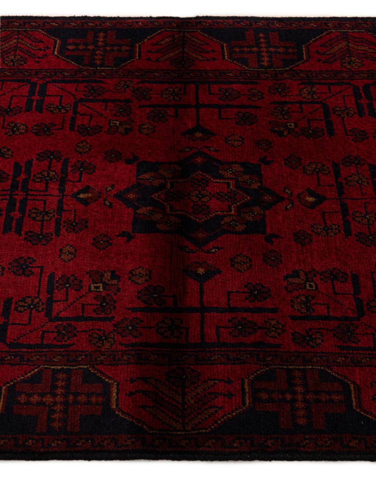 Detail image of  2' 10 x 9' 5  Hand Knotted Khal Mohammadi Wool Runner Rug