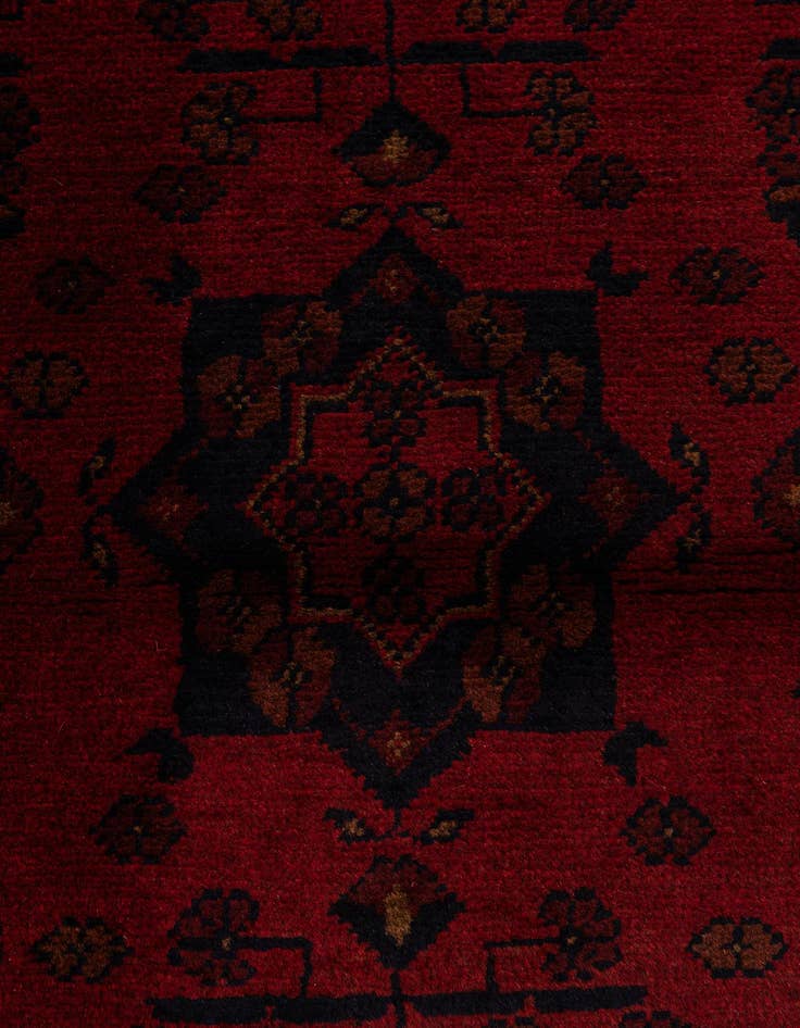 Detail image of  2' 10 x 9' 5  Hand Knotted Khal Mohammadi Wool Runner Rug