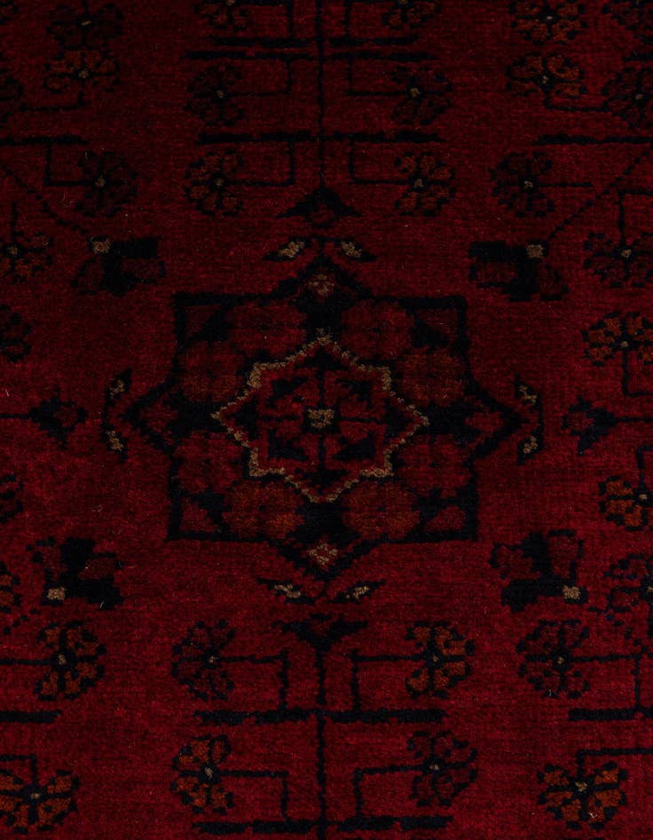 Detail image of  2' 8 x 9' 8  Hand Knotted Khal Mohammadi Wool Runner Rug