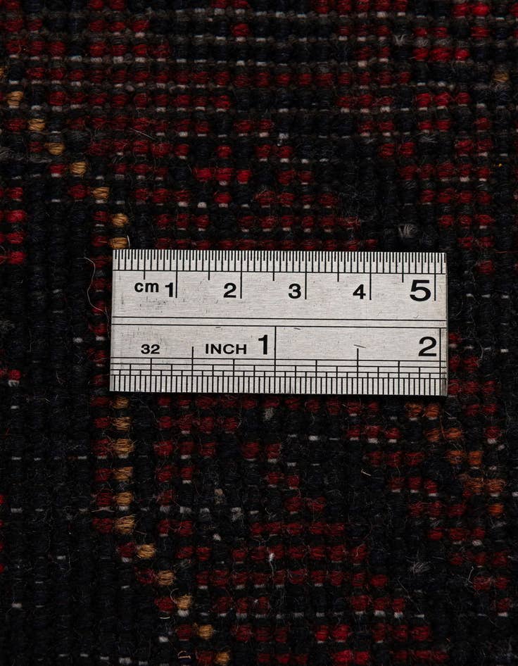 Detail image of  2' 8 x 9' 10  Hand Knotted Khal Mohammadi Wool Runner Rug