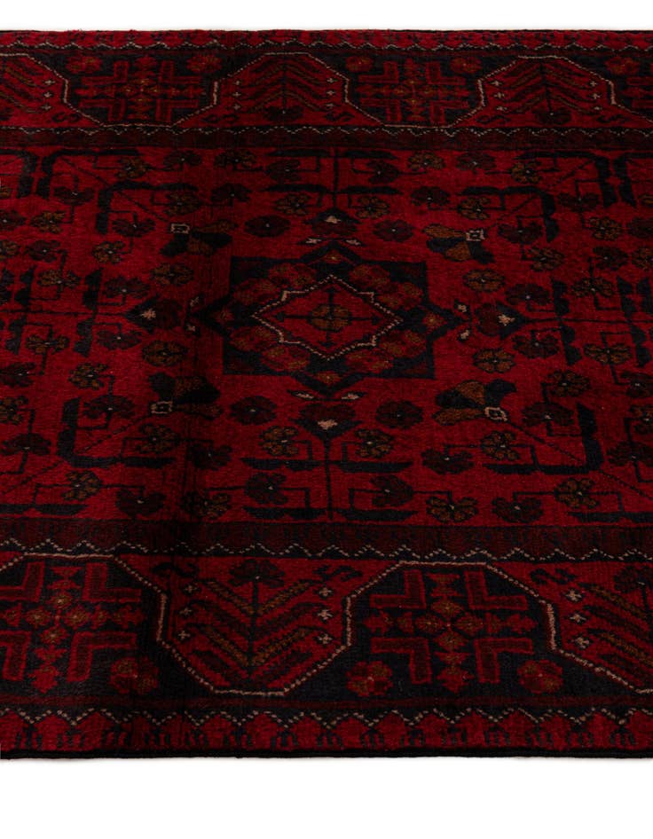 Detail image of  2' 9 x 9' 9  Hand Knotted Khal Mohammadi Wool Runner Rug